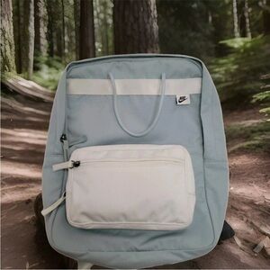 Nike Tanjun Backpack BA6097-363 Lt. Blue/Grey Unisex Sports Bag NWT